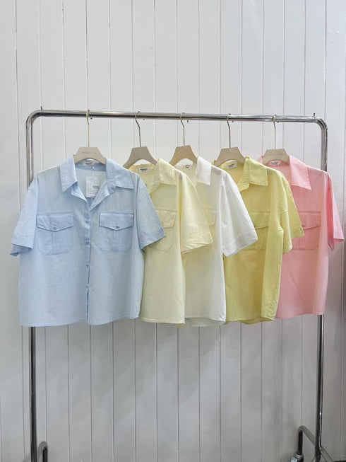 Wanwan Clothing Half Sleeves Summer Shirts